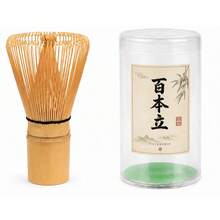 Bamboo Matcha Whisk With Protective Storage Tube, 100-Prong Handmade Japanese Chasen, Traditional Matcha Tea Ceremony Tool - Multicolor - View 5