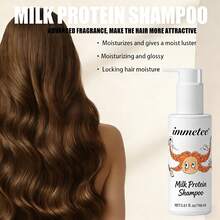 Immetee Milk Protein Shampoo 166ml Melembapkan Secara Mendalam, Membersihkan dengan Lembut, Halus dan Nyaman, Cocok untuk Semua Jenis Rambut, Tekstur Ringan, Cocok untuk Semua Jenis Rambut, Baik Kering Maupun Berminyak, Untuk Mencapai Hasil Optimal, Membuat Rambut Lebih Berkilau, Hadiah Sempurna untuk Pacar - Shampoo - View 9
