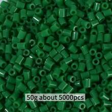 5000顆迷你熔珠 2.6mm 微型熔珠 DIY 燙貼珠 Perler 珠 Fusion 珠 燙貼珠玩偶，適用於珠寶製作、像素藝術燙貼耳環、手工玩偶吊飾、裝飾飾品 - 多色 - 查看 26