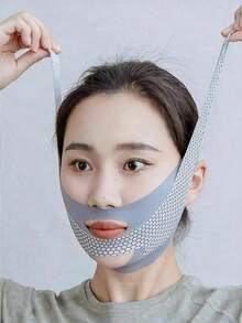 Face Lifting Firming Sleep Shaping V-Band, Relaxing Lifting, Reducing Double Chin, Shaping Massage Band, Unisex - Jaw Shaping, Adjustable Face Mask, Reusable, Breathable Seamless V-Shape Face Mask, Suitable For Sleep, Exercise And Yoga, Lightweight & Breathable, Wrinkle-Free Wear, Y2K Style Skincare Gothic Style Travel Essential, Easy To Carry, Christmas Gift, Christmas Decor, Gift For Her - 彩色 - 查看 3
