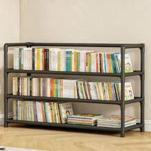3-Tier/5-Tier Metal Standing Storage Rack, Easy Assembly, Home Entryway Shoe Rack, Bedroom Bookshelf, Living Room Multi-Function Storage Shelf, Dormitory Multi-Layer Organizer - Multicolor - View 1