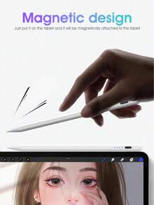 1pc Universal Capacitive Stylus Pen, Suitable For Phones And Tablets, Active Capacitive Stylus, Compatible With Android And Apple Devices, Precise Touch, Smooth Writing, High-End Capacitive Stylus (Not Compatible With Resistive Screen And Electromagnetic Screen Tablets) - Multicolor - View 11