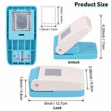 Large Rectangular Stamp Perforator, Paper Puncher, Manual Paper Puncher Suitable For Handmade Crafts, Scrapbooking, Journals, Card Making - Large Rectangle - View 4
