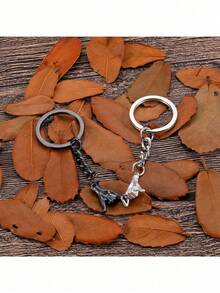 Romantic Matching Keychain Gift Set With Matching Greeting Card, Lovely Present For Couple Boyfriend Girlfriend Best Friend, Ideal Keepsake For Valentine's Day Anniversary Halloween Decor Wedding - A - View 5