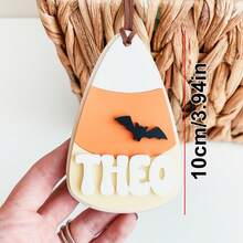Personalized Acrylic Candy Corn Halloween Boo Basket Tag, Custom Name Halloween Basket Tag, Ghost Boo Bag Tag, Trick Or Treat Bag Tag,Personalized Halloween Basket Accessory, Boo Basket Filler, Halloween Name Tag, Custom Ghost Tag, Halloween Gift. - F-halloween Basket Ornament - View 14