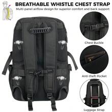 60L Travel Laptop Backpack With Shoe Compartment, Anti-Theft Hidden Pocket, Comfortable Shoulder Support For Commute, Work, University, Xmas Gift - View 4