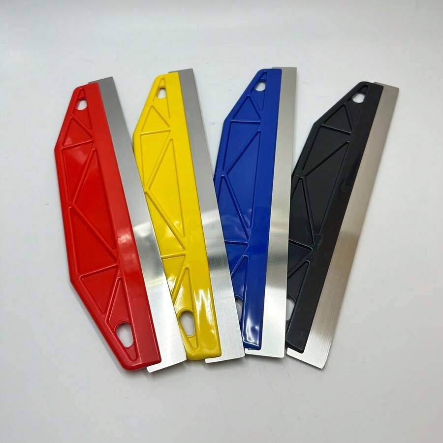1pc 12-Inch Metal+Plastic Multi-Function Paint Scraper, Wallpaper Cutter, Construction Cleaning Putty Scraper, Wall Seam Repair Tool, Suitable For Wall Paint Edge Trimming, Wallpaper Cutting And Edge Finishing, Professional Wall Edge Trimming, Handle Edge Protection, Precise Edge Trimming Wallpaper Cutter, Home And Commercial Construction Tool, Designed Specifically For Wallpaper Removal And Wall Repair - 1 Unit - View 1