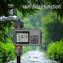 Programmable Smart Garden Hose Watering Timer With Drip Irrigation System And Rain Delay - A - View 6