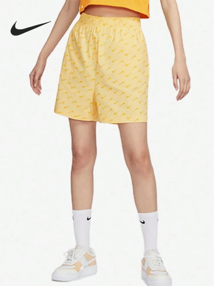 Nike Authentic High-Waist Woven Summer New Print Women's Sports Shorts DV7933-795 - DV7933-795 - View 1