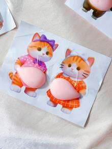3D Anti-Collision Sticker Shiba Inu Squeezable Belly Cute Creative Anti-Collision Strip Stress Relief Toy For Door - Multicolor - View 8