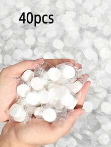 Portable Compressed Towels Portable Disposable Mini Compressed Coin Tissue Toilet Paper Tablets Wet And Dry Use Coin Tissue For Travel, Camping, Hiking, Sport, Beauty Salon Travel Essentials Travel Organizer For Beach Summer Vacation Back To School - White - View 12