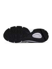 Adidas 男士 2026 春季 TECHNOCHAOS 2000 極簡舒適休閒日常運動跑步鞋 HQ7282 - 白/白/一號黑 - 查看 10