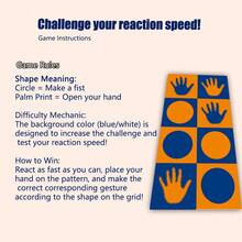 2026 New Hand Reaction Speed Game, Interactive Hand-Eye Coordination Training Activity, Family Gathering Party Game, Suitable For Indoor And Outdoor Use, Birthday Gift - Multicolor - View 5