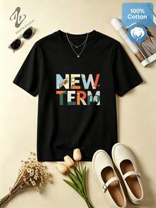 Women T-Shirts - 黑色 - 查看 2
