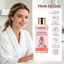 SUMIFANG 100ml Peach Plant-Based Intimate Care Gel – Keeps Intimate Area Fresh And Clean; Gentle Cleansing With Plant-Based Formula; Suitable For All Skin Types - View 7