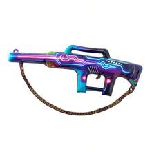 Mixed Color Cyberpunk Style Aluminum Foil Balloons - Futuristic Neon Gun Design Indoor/Outdoor Decoration And Party Supplies - 1pc - View 4