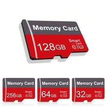 256GB High-Capacity Memory Card, High-Speed Class 10 TF Card, 32GB, 64GB, 128GB Red And Gray SD Card, Compatible With Smartphones, Tablets, Cameras, Gaming Consoles, And Dashcams - Red-grey - View 5