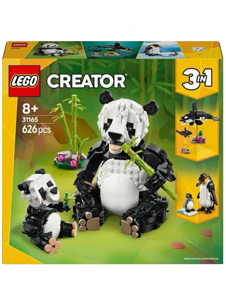 LEGO Creator Wild Animals Panda Family (31165) - 彩色 - 查看 1