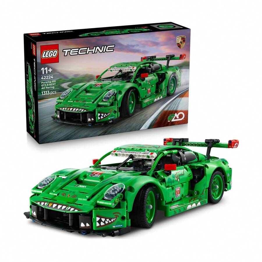 LEGO Technic Porsche 911 GT3 R REXY AO Racing Car (42224) - 彩色 - 查看 1
