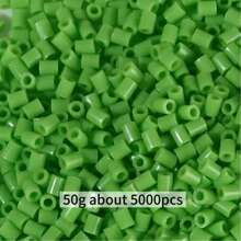 5000顆迷你熔珠 2.6mm 微型熔珠 DIY 燙貼珠 Perler 珠 Fusion 珠 燙貼珠玩偶，適用於珠寶製作、像素藝術燙貼耳環、手工玩偶吊飾、裝飾飾品 - 多色 - 查看 29