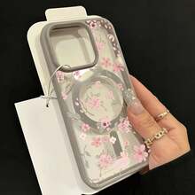 [24h Shipping From DE/FR/ES]Apple 17 16 15 Promax  21 22 23 24 25 26 Ultra Galaxy Phone Case: New Fashionable Phone Case With Creative Small Floral Rose Pattern, Basic Shockproof Protective Case, Stylish And Durable Phone Protector, Aesthetic Full-Coverage Drop-Proof Protective Case.Suitable For Apple  17/17 Air/16/XR/11/12/13/14/15 Plus Pro - 1 Piece Of Picture Color - View 1