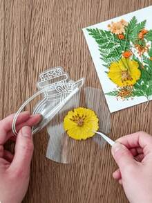 10pcs/40pcs Transparent Embossed Bookmarks, Perfect For DIY Crafts, Art Craft Set, Suitable For Reading Enthusiasts, Great Handmade Gift For Friends And Family - Multicolor - View 6
