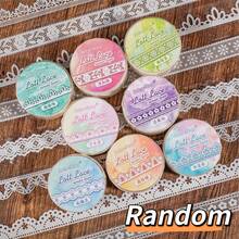 1 Gulungan Pita PET Renda - Seri Renda, Hiasan Renda, Bahan Alat Tulis, Stiker yang Dapat Digunakan Kembali, Pita Washi Dekoratif DIY untuk Scrapbooking, Perlengkapan Sekolah - Semua - View 12