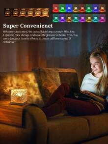 USB RGB Aurora Star Projector Lamp With Remote Control. It Creates Dreamy Starry Aurora Lights, Perfect For Home Decoration And Sweet Holiday Gifts. - Multicolor - View 17