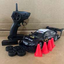 1:24 Scale 4WD RC Drift Car, 2.4GHz Remote Control Car, Drift Car Tires, Rechargeable Battery, High-Speed RC Car Toy, Suitable For Children, Boys And Girls, Beginners, Birthday Gift, Christmas Gift, Children's Gift - Multicolor - View 10