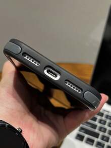 Luxury Shockproof Anti-Drop 3-In-1 Magnetic Transparent Acrylic Phone Case With Short Lanyard, Compatible With IPhone 17 Pro Max 17 Pro 17 16 Pro Max 16 Pro 16 15 Pro Max 15 Pro 15 14 Pro Max 14 Pro 14 13 Pro Max 13 Pro 13 12 Pro Max 12 Pro 12 11, Supports Wireless Charging, High-Quality Protective Case - Black - View 8