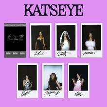 1 Set 6pcs KATSEYE Cat Eye Photo Cards, Merchandise Bonus Cards, Signed Photo Cards - Multicolor - View 1