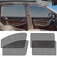 Car Window Sunshade, Sunshade Side Window Breathable Mesh Sunscreen, Anti-Ultraviolet And Heat, Universal, Suitable For Most Cars, Easy Magnetic Installation, Suitable For Camping, Travel, Nap. - A - View 2