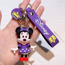 1pc Disney Mickey Minnie Keychain, Car Bag, Key Pendant, Gift - View 9