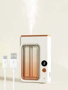 Value Gift Set! Wireless Portable Aromatherapy Diffuser With 7 Adjustable Settings, 6 Types Of 40ml Essential Oils For Easy Switching, USB-C Fast Charging + Digital Display Screen, Long-Lasting Fragrance All Day - D8K - View 6
