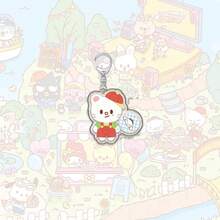 1 Set 8pcs SKZOO Collaboration Cute Acrylic Standees And Acrylic Keychains With Small Charms, Suitable For Fans To Wear And Use - Multicolor - View 29