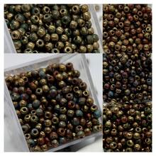 10g/Pack, 1.5/2/2.5/3/4.5mm Picasso Series Glass Beads, Premium Quality With Rich Texture, Suitable For Handmade Beading DIY Crafts, Clothing Weaving, Embroidery And More - 2.0 Picasso Five-color Antique - View 16