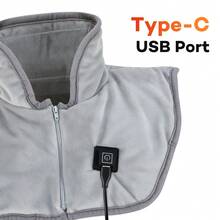 Hailicare USB Smart Constant Temperature Heating Shawl, Neck And Shoulder Heat Pad, 3-Level Temperature Control, Zipper Anti-Slip Design, Washable, Heating Pad, Best Gift For Christmas, Halloween, Thanksgiving - View 6