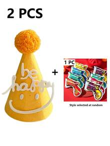 Birthday Party Hats, Suitable For Birthday Party Decoration, Party Decoration, Family Gathering Decoration, Photo Props, Creating Festive Atmosphere - Multicolor - View 15