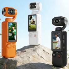 Portable High-Definition Night Vision Sports Camera, 180° Rotatable Lens - Hands-Free Wearable Camera For Cycling, Hiking And Sports Recording, Rechargeable, Video Diary Camera, Pocket-Sized Stabilizer Camera With 180° Rotation, Full-Body Filming, Suitable For Video And Recording, Perfect For Life Recording And Travel, 2000mAh - Multicolor - View 3