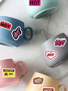 500Pcs Roll Pop Art HOT Carnival Roll Stickers, Colorful Music Festival Self Adhesive For Planner Journal Stationery Water Bottle Laptop Gift Box Luggage Stationery Labels Aesthetic Decor Birthday Gift For Music Lovers Office Workers - 1 Set - View 4