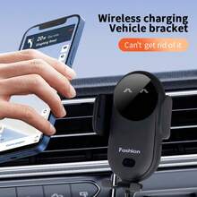 Car Air Vent Phone Navigation Mount, Suitable For New Year And Birthday Gifts, Electric Phone Holder With Touch Open/Close Function, Car Wireless Charger, No Camera Obstruction, 360° Rotation And Adjustable Angle, Supports Horizontal And Vertical Use - Compatible With Apple, And More, Car Wireless Charging Mount - S11 - View 8