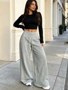 Women Sweatpants - Grey - View 4