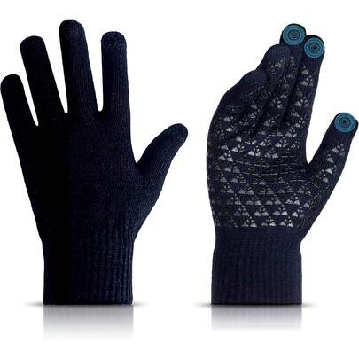 Guantes de invierno con pantalla táctil para hombres y mujeres, cálidos & transpirables