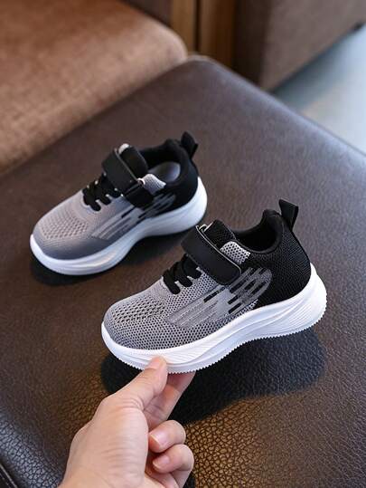 1 Pair Kids Casual Running Sports Shoes, Breathable Mesh Upper, Comfortable Single Layer Design, Suitable For Outdoor Activities