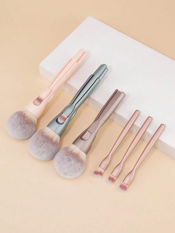 Foundation Concealer Brush Set, Dual-Ended Blending Brush, Suitable For Liquid, Powder, Cream Makeup Products Face Makeup Brush