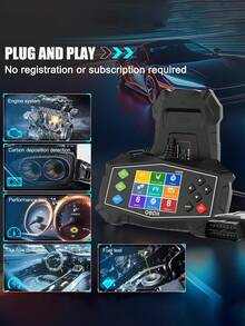 Escáner OBD2 Lector de Códigos de Diagnóstico, Luz del Motor OBD II Automotriz, Probador de Batería, Modo 6, Modo 8 & Preparación I/M, Herramienta de Escaneo OBDII Para Todos los Autos OBDII 1996+ - Multicolor - Ver 5