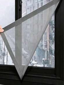 شبكة نافذة منزلية لمنع البعوض، تصميم سحاب مطور للوصول السهل إلى النافذة، تركيب ذاتي الالتصاق بدون حفر، قابلة للإزالة وإعادة الاستخدام، مناسبة لأنواع مختلفة من النوافذ، تمنع تدخل البعوض - متعدد الألوان - مشاهدة 8