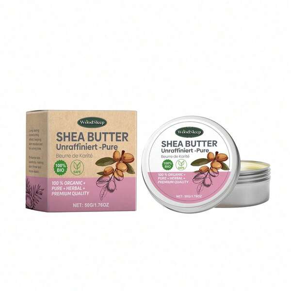 Crema de Manteca de Karité, Hidrata la Piel Seca, Ilumina y Nutre la Elasticidad de la Piel
