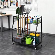 Storage Island & Carts - Matte Black - View 3