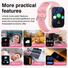 2.01" HD Touchscreen Smart Watch - Wireless Calling, Camera, Music Control | Android/IOS, Unisex Style, Customizable Dial, Alarm & Call/Message Alerts - Multicolor - View 4